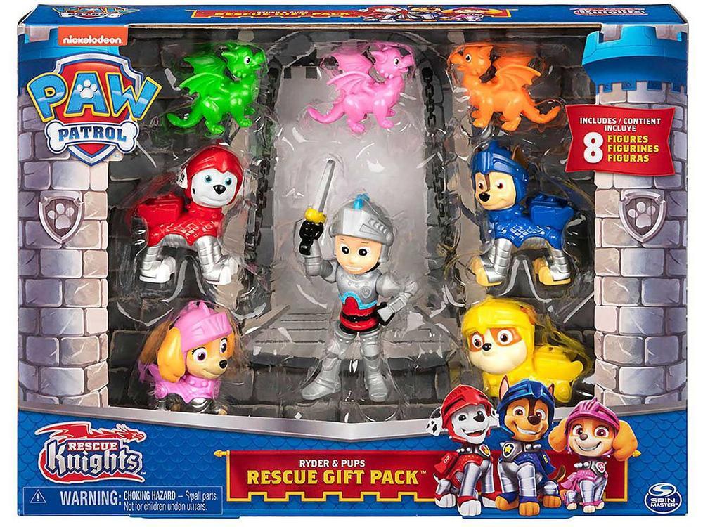 Mini Figura Patrulha Canina Cavaleiros de Resgate - 6