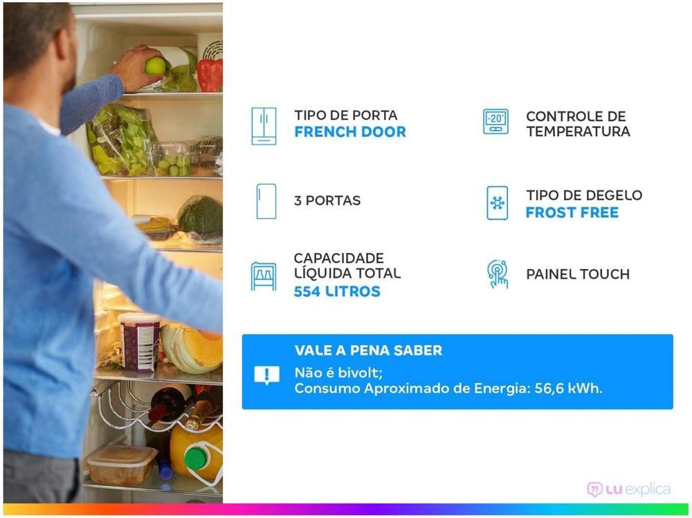 Geladeira/Refrigerador Brastemp Frost Free French Door 554L BRO85 - 2