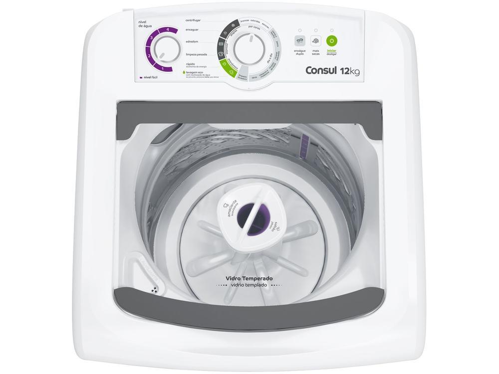 Lavadora de Roupas Consul 12kg 16 Programas de Lavagem Branca CWH12 - 7
