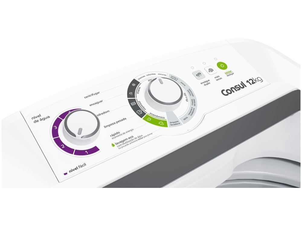 Lavadora de Roupas Consul 12kg 16 Programas de Lavagem Branca CWH12 - 8
