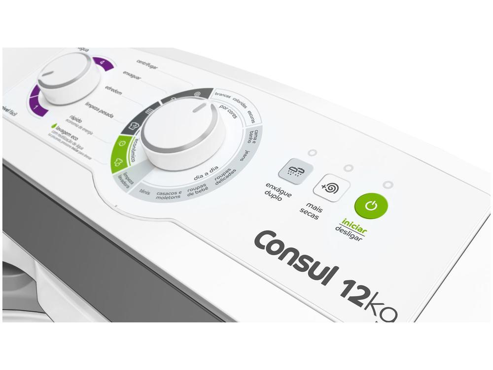 Lavadora de Roupas Consul 12kg 16 Programas de Lavagem Branca CWH12 - 9