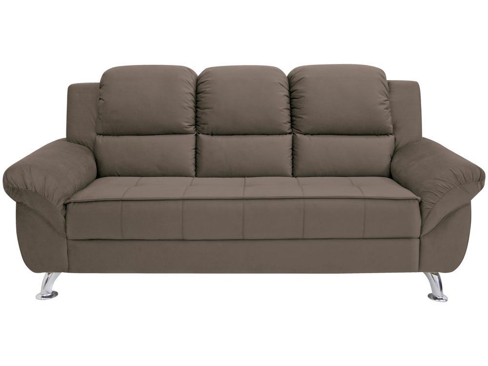 Sofá 3 Lugares Suede Marselha Linoforte - 6