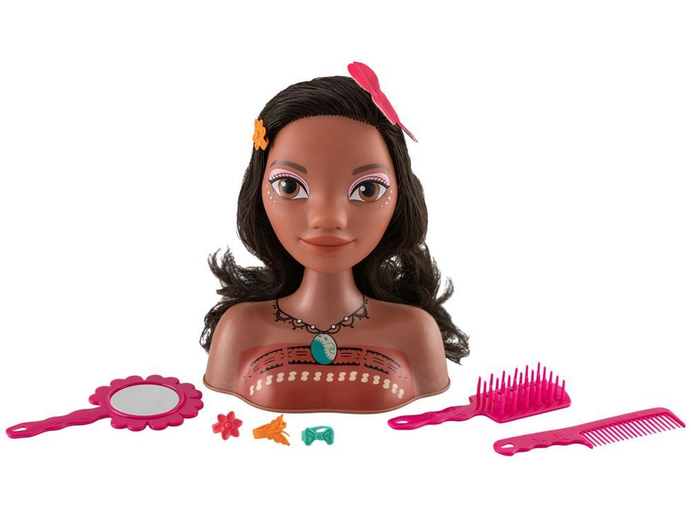 Boneca Busto Disney Moana com Acessórios Cotiplás - 1