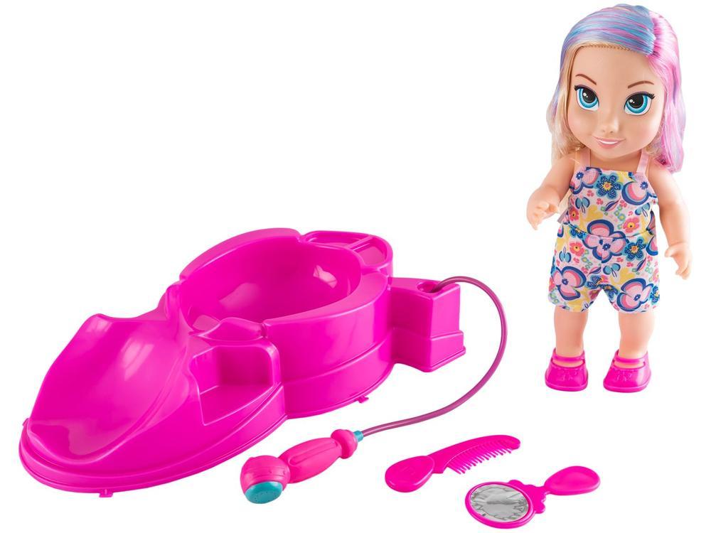 Boneca Rainbow Charmosa Lavatório com Acessórios - 1