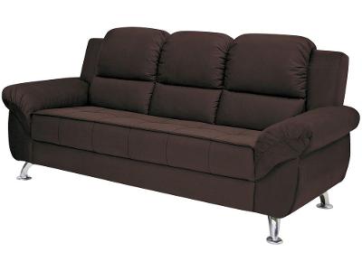 Sofá 3 Lugares Suede Marselha Linoforte