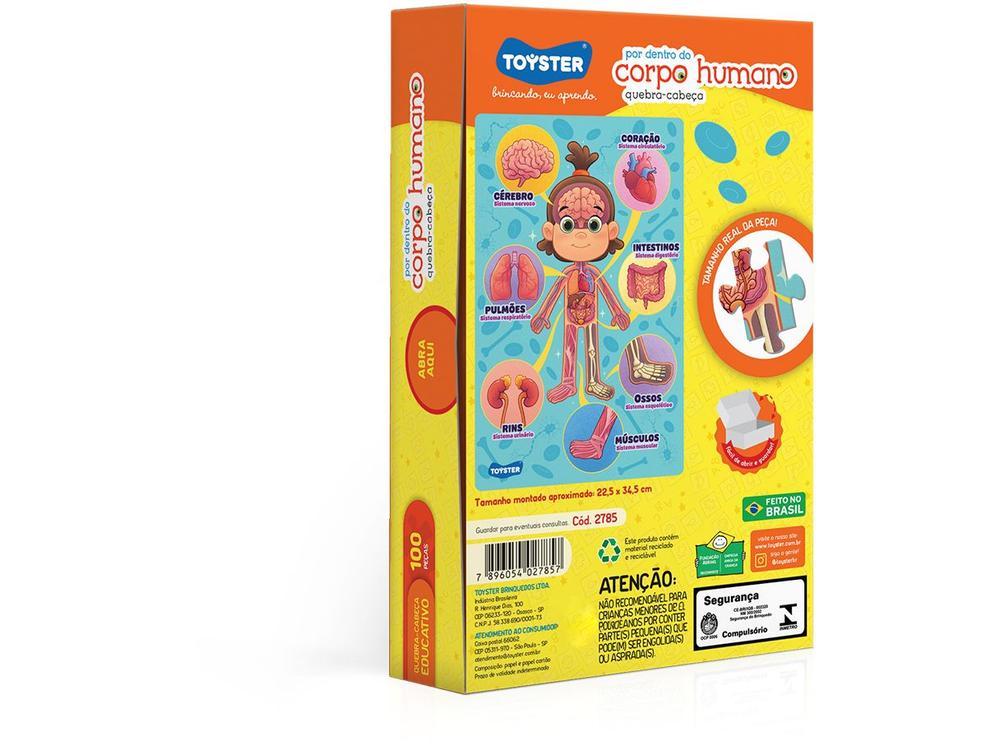 Quebra-cabeça 100 Peças Por Dentro do Corpo Humano - 11