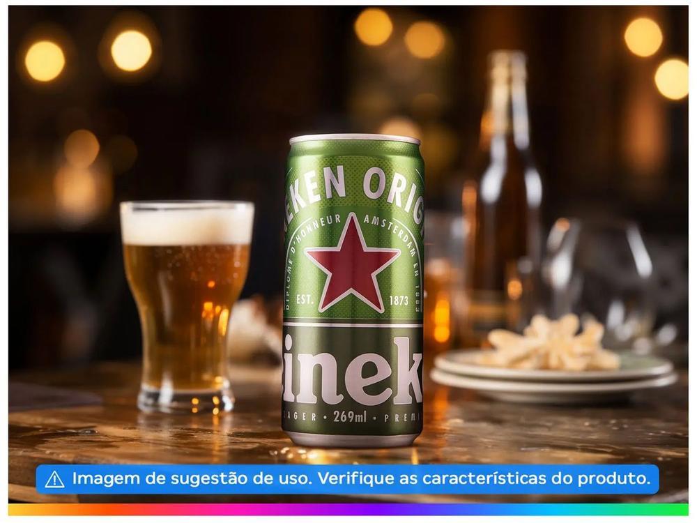 Cerveja Heineken Lata Puro Malte Lager 8 Unidades - 4
