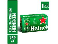 Cerveja Heineken Lata Puro Malte Lager 8 Unidades - 2