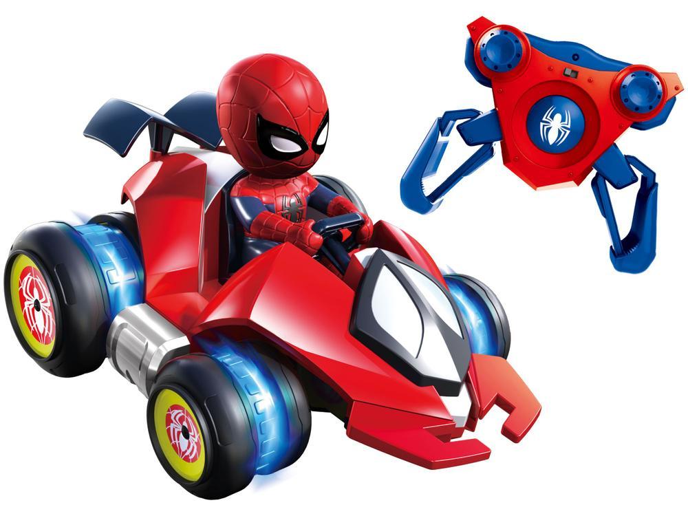 Carrinho de Controle Remoto Spider Man Spin - 11