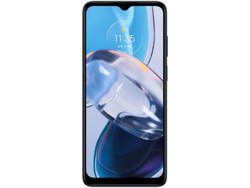 Smartphone Motorola Moto E22 64GB Preto 4G 4GB RAM 6,5” Câm. Dupla + Selfie 5MP Dual Chip - 6