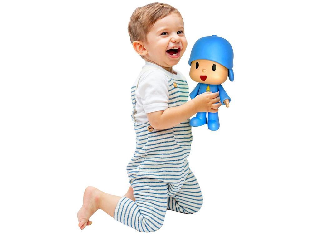Boneco Pocoyo Rir e Aprender 30cm Cardoso Toys - 3