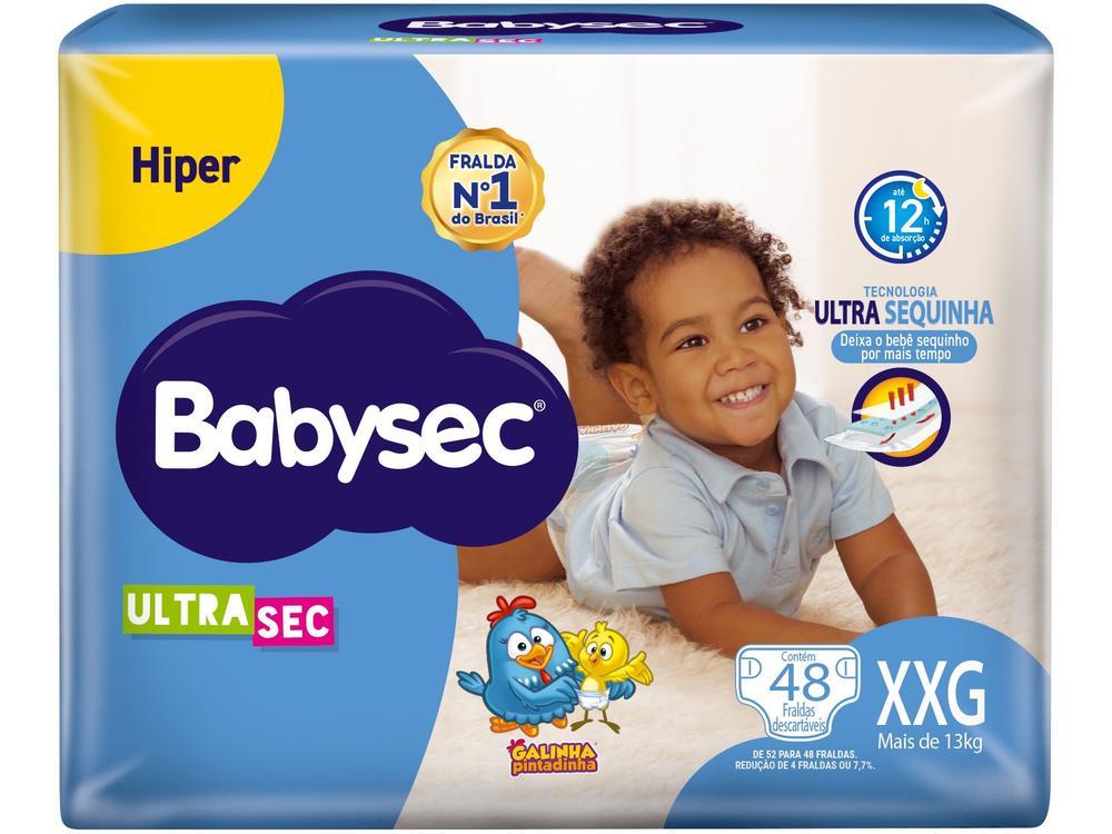 Fralda Babysec Galinha Pintadinha Ultrasec Tam. XXG Acima de 13kg 48 Unidades - 1