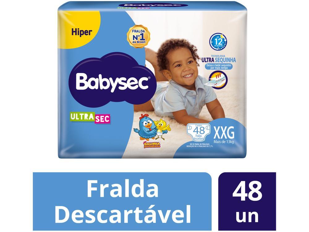 Fralda Babysec Galinha Pintadinha Ultrasec Tam. XXG Acima de 13kg 48 Unidades - 3