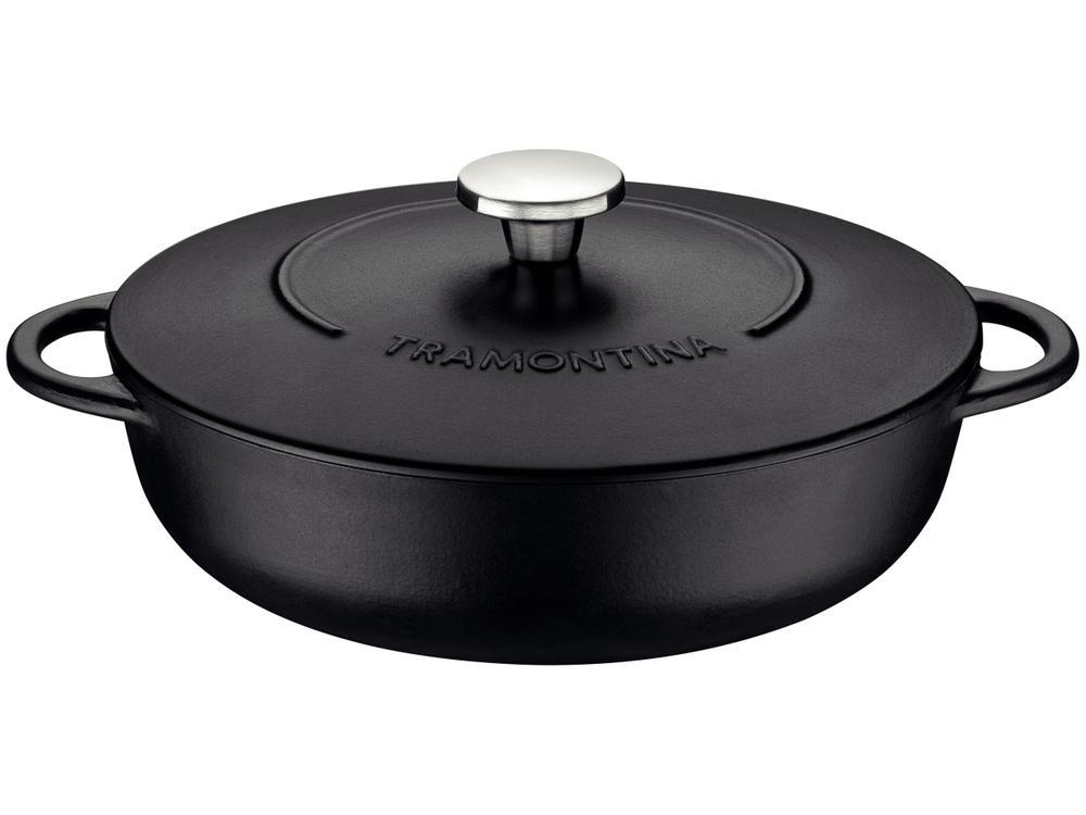 Frigideira Antiaderente Tramontina com Tampa - 1