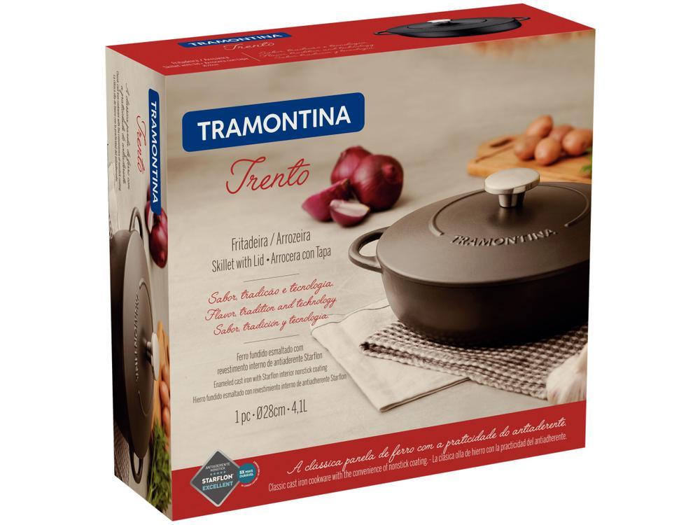 Frigideira Antiaderente Tramontina com Tampa - 3
