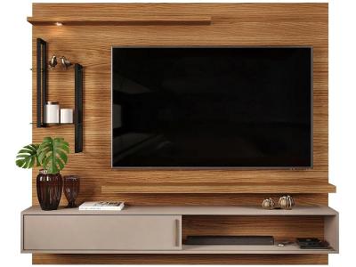 Painel para TV até 60” DJ Móveis New Greco 2 Prateleira