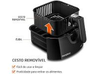 Air Fryer Mondial AFN-40-BF Preta com Timer - 24