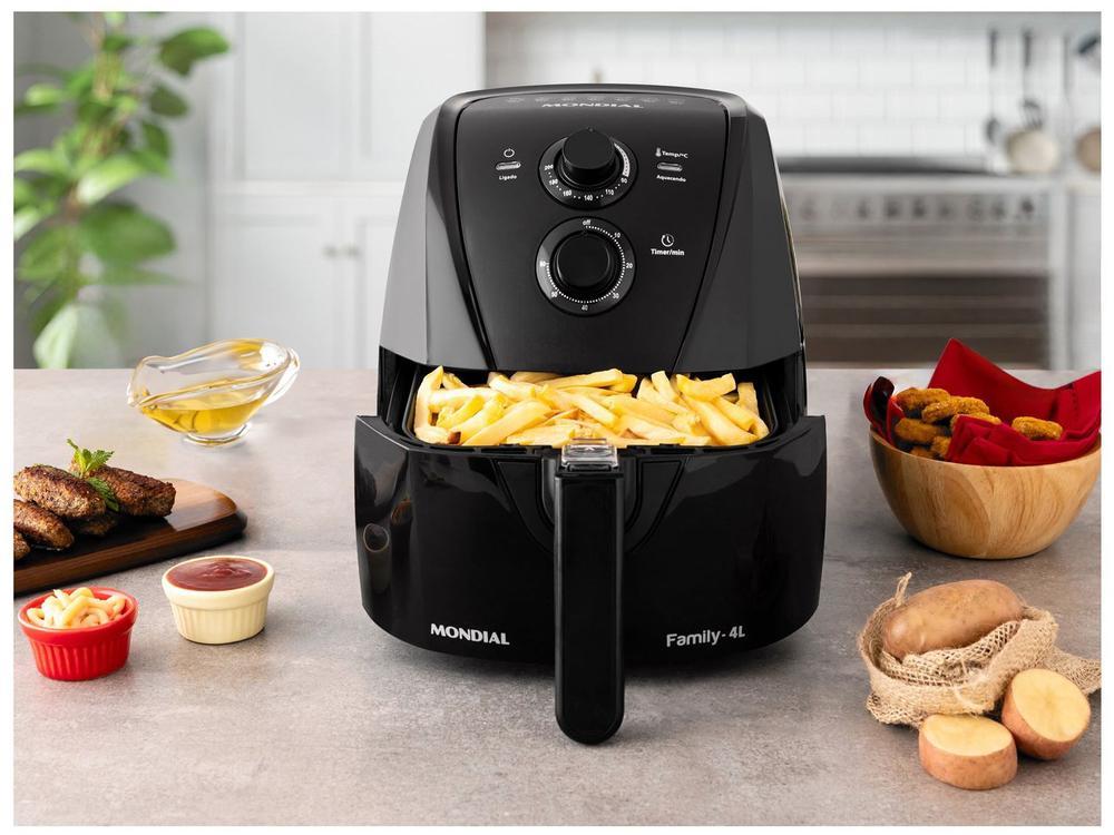 Air Fryer Mondial AFN-40-BF Preta com Timer - 3