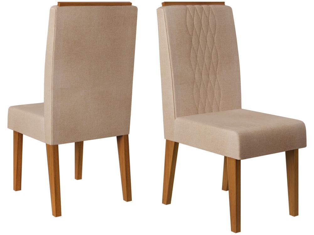 Mesa de Jantar 4 Cadeiras Retangular Cinza e Saara DJ Móveis Siena - 7