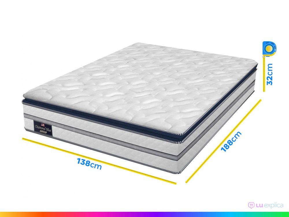 Colchão Casal Gazin de Molas Ensacadas 32x138x188cm - 4