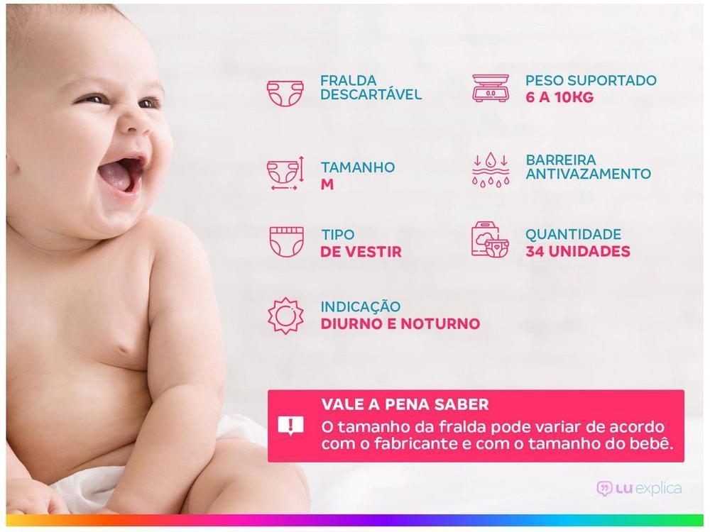 Fralda Shortinho Pom Pom Tam. M 6 a 10kg - 3