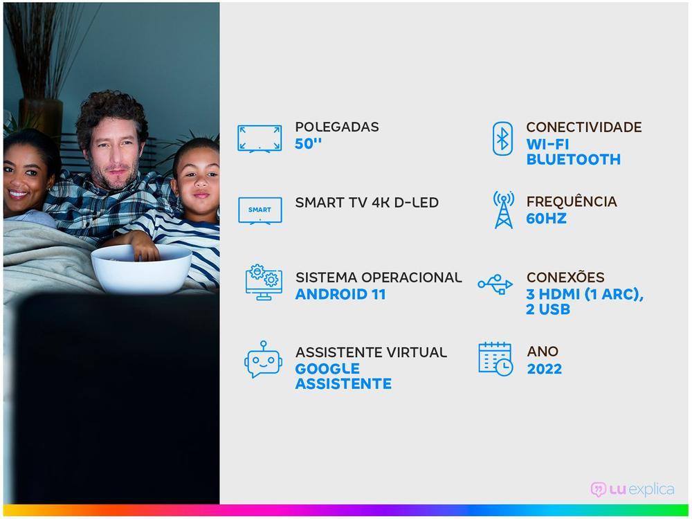 Smart TV 50” 4K D-LED AIWA VA Wi-Fi Bluetooth - 2