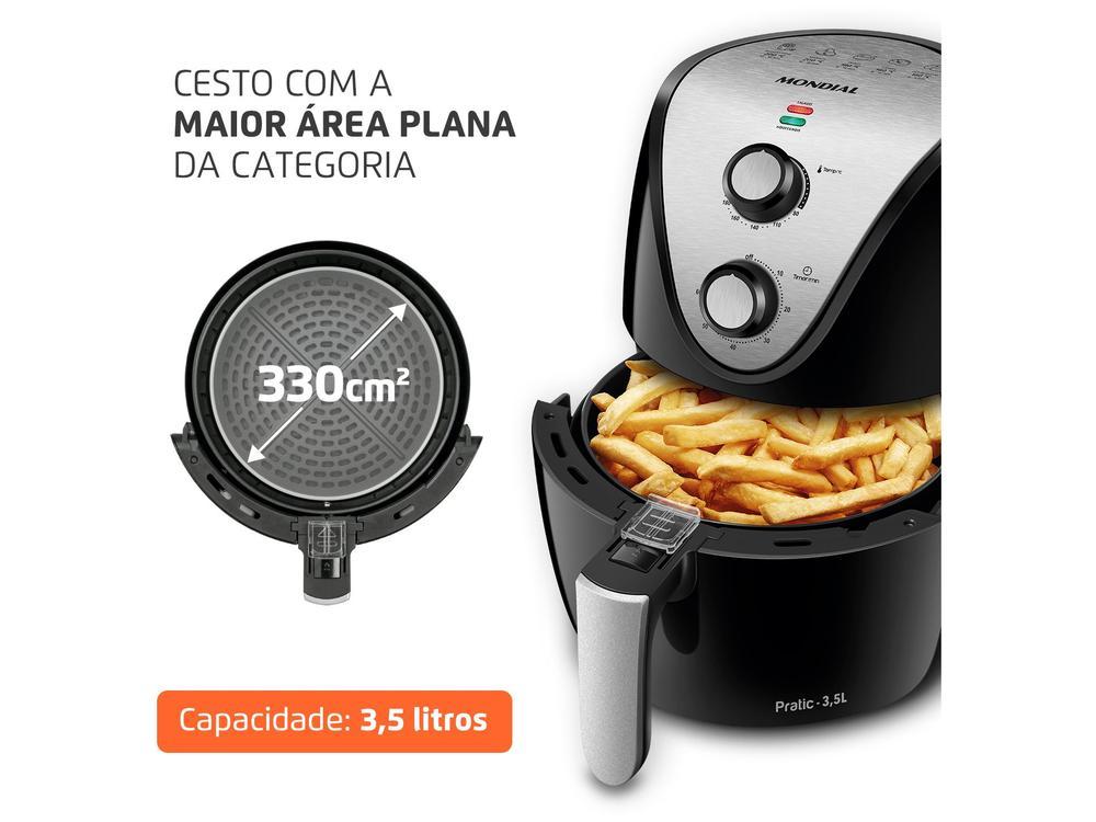 Air Fryer Mondial Pratic AF-30-I Preta 3,5L com Timer - 12