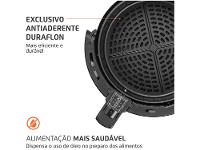 Fritadeira Elétrica sem Óleo/Air Fryer Mondial Pratic AF-35-BF Preta 3,5L com Timer - 8