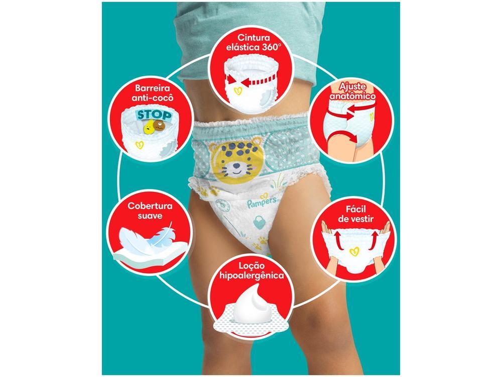 Fralda Calça Pampers Pants Ajuste Total Tam. XXG 14 a 23kg 78 Unidades - 12