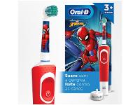 Escova de Dente Elétrica Infantil Oral-B Marvel Homem-Aranha Recarregável - 16