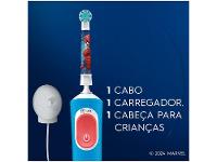 Escova de Dente Elétrica Infantil Oral-B Marvel Homem-Aranha Recarregável - 9