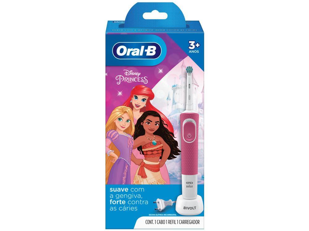 Escova de Dente Elétrica Infantil Disney Princess - 1