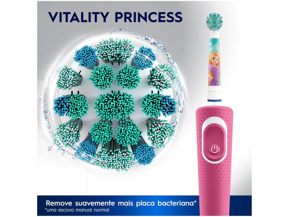 Escova de Dente Elétrica Infantil Disney Princess - 6