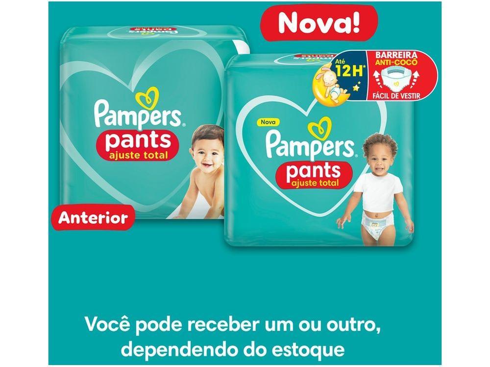 Fralda Calça Pampers Pants Ajuste Total Tam. M 6 a 10kg 112 Unidades - 8