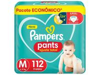 Fralda Calça Pampers Pants Ajuste Total Tam. M 6 a 10kg 112 Unidades - 19