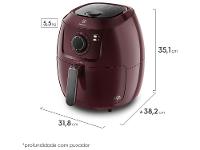 Air Fryer Electrolux Family Efficient EAF51 Dark Red 6,5L com Timer - 10