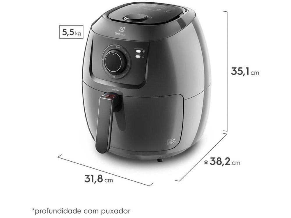 Air Fryer Electrolux Family Efficient EAF50 Grafite 6,5L com Timer - 21
