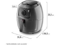 Air Fryer Electrolux Family Efficient EAF50 Grafite 6,5L com Timer
