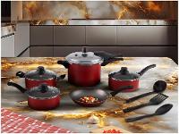 Jogo de Panelas Eirilar Antiaderente de Alumínio - 2