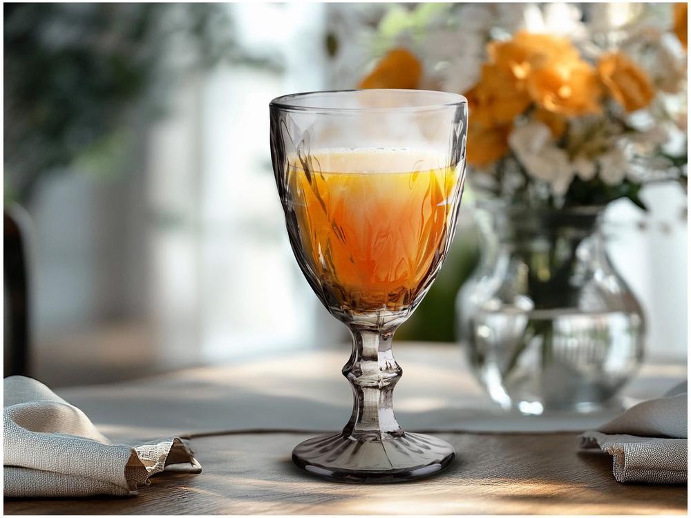 Jogo de Taças para Bebidas de Vidro 330ml 6 Peças Haus Diamond Empire - 2