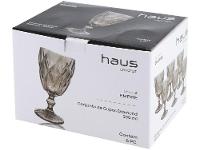 Jogo de Taças para Bebidas de Vidro 330ml 6 Peças Haus Diamond Empire - 6