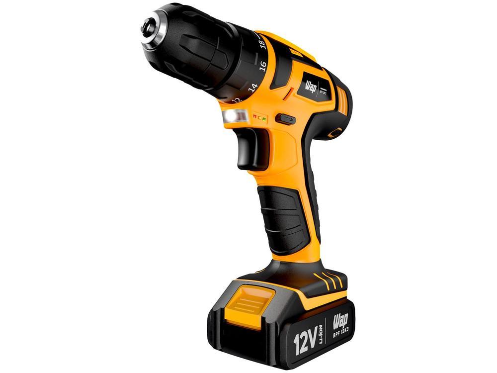 Furadeira e Parafusadeira Wap a Bateria 12V com Maleta 13 Peças BPF 12K3 - 4