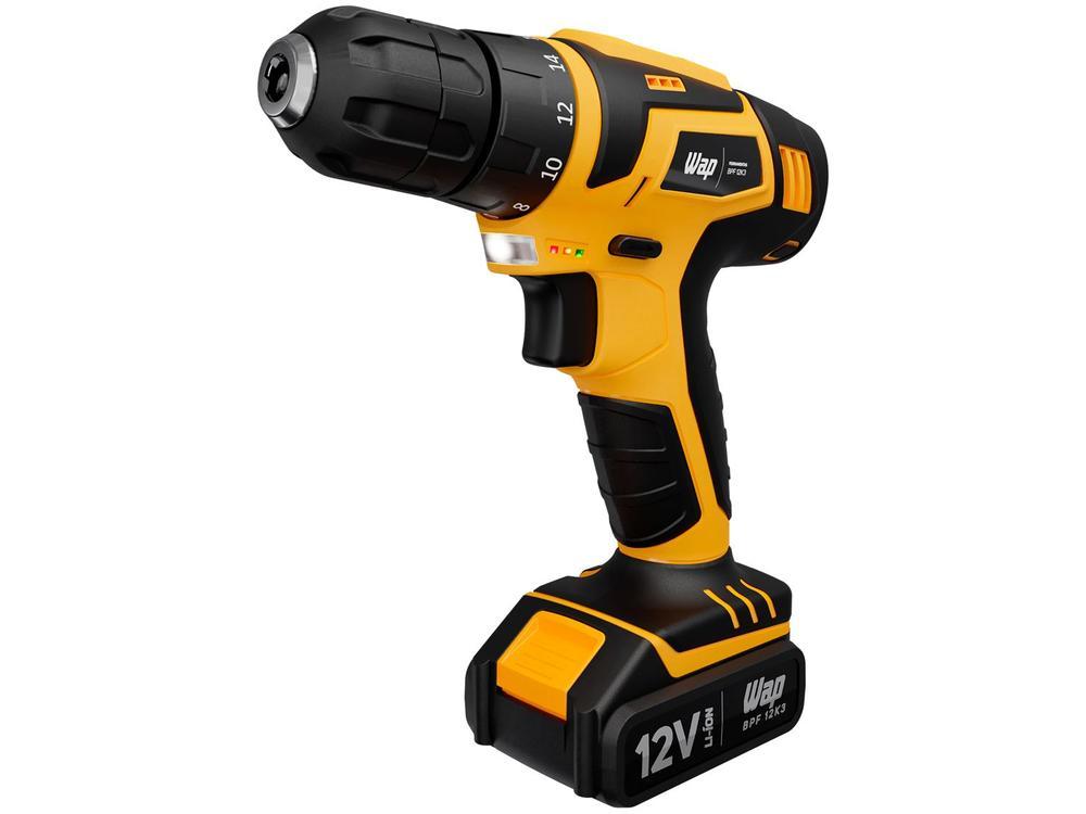Furadeira e Parafusadeira Wap a Bateria 12V com Maleta 13 Peças BPF 12K3 - 5