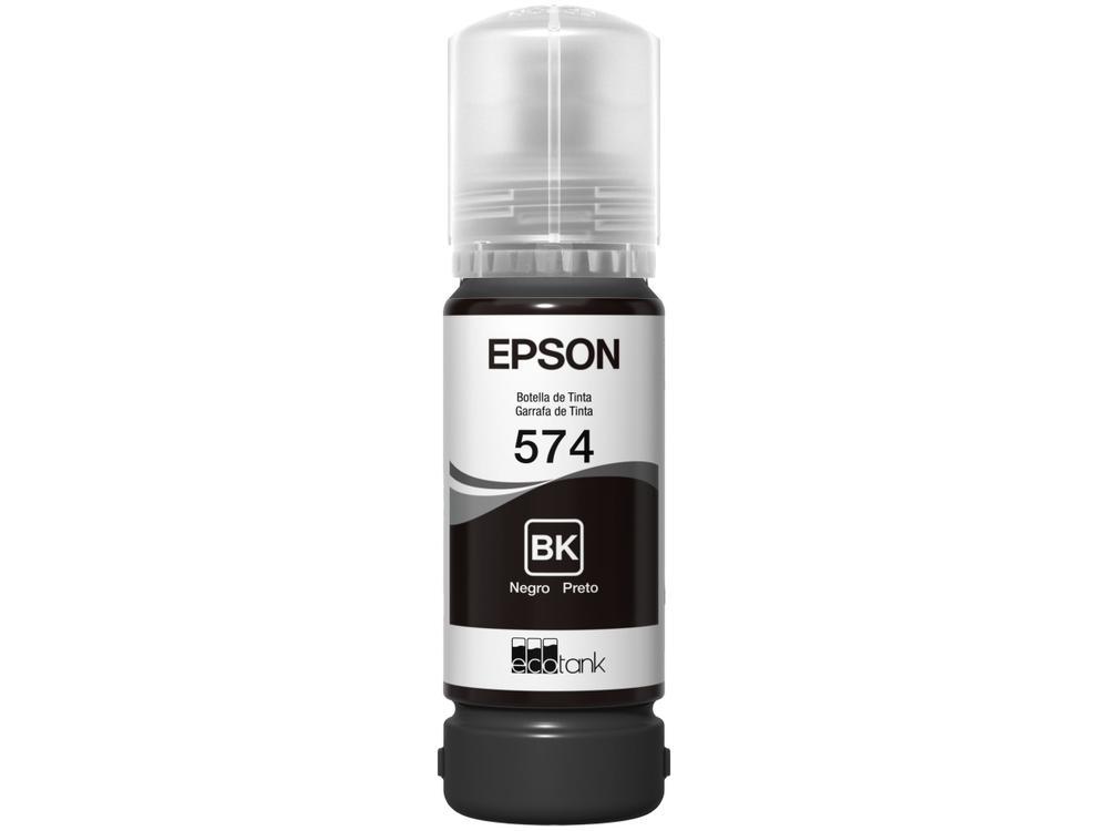 Garrafa de Tinta Epson T574 Preta Original Refil - 1