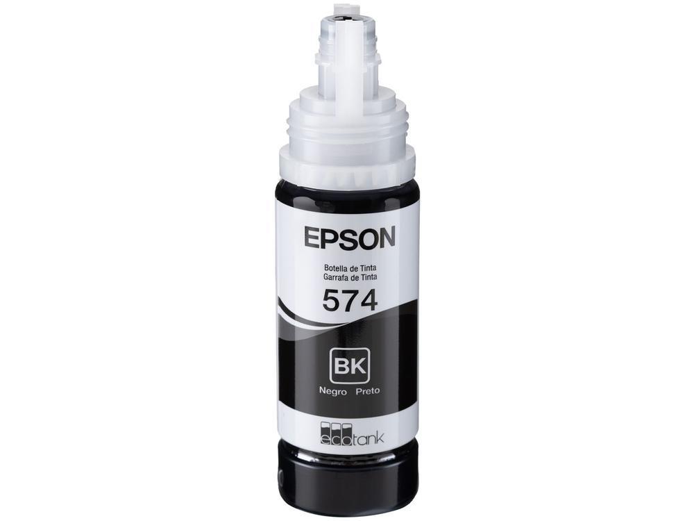 Garrafa de Tinta Epson T574 Preta Original Refil - 2