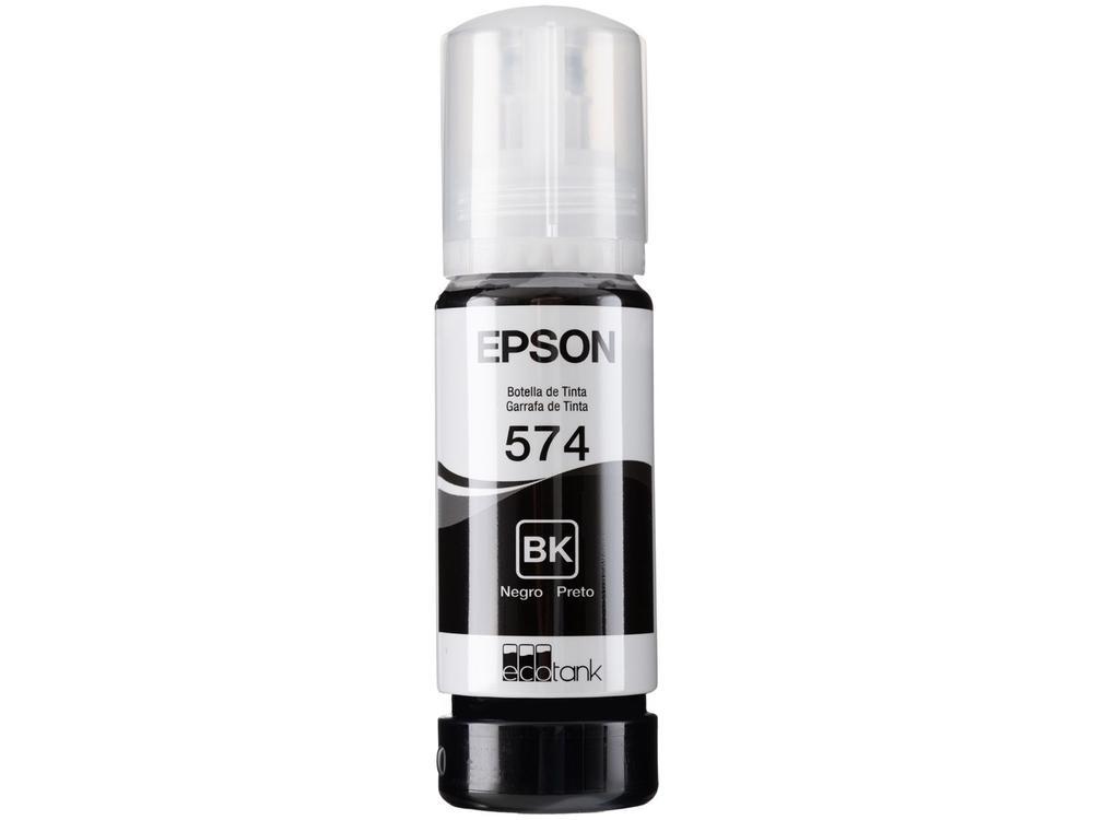 Garrafa de Tinta Epson T574 Preta Original Refil - 3