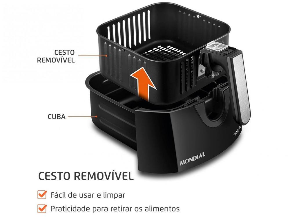 Air Fryer Mondial AFN-40-BFS Preto 4L com Timer - 15