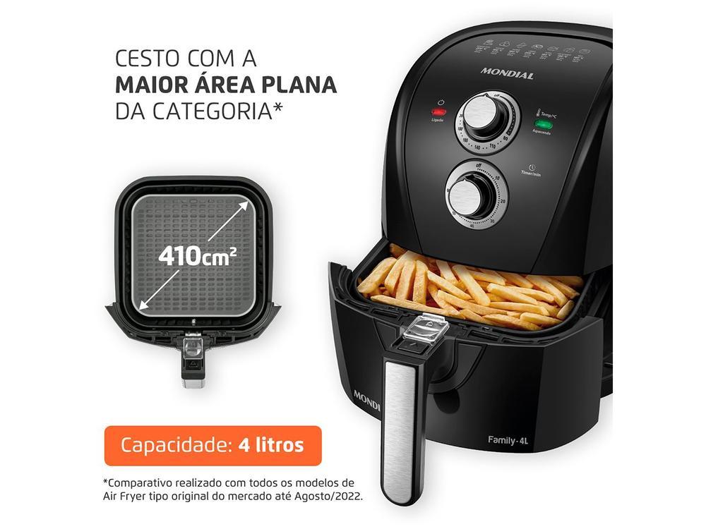 Air Fryer Mondial AFN-40-BFS Preto 4L com Timer - 22