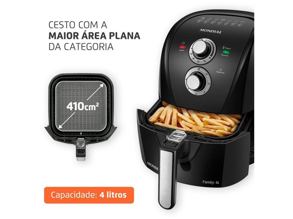 Air Fryer Mondial AFN-40-BFS Preto 4L com Timer - 22