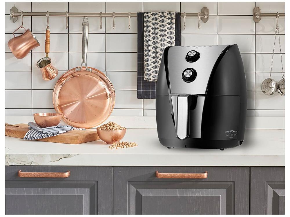Air Fryer Britânia BFR40PI Preta 4,35L com Timer - 3